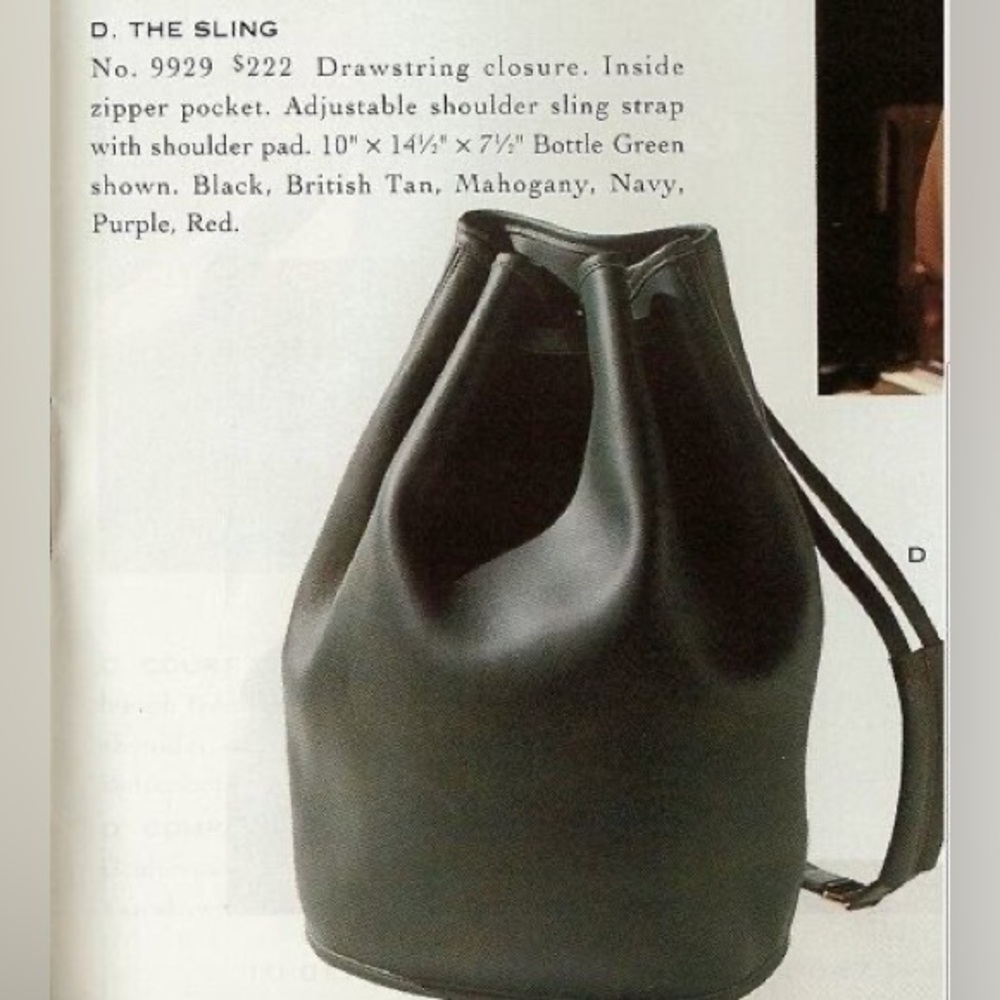 COACH The Sling Backpack RARE
